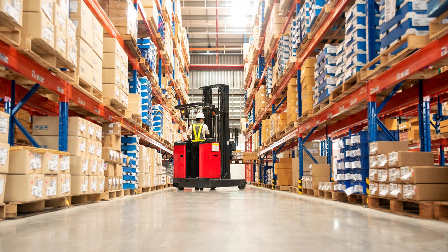 warehouse forklift